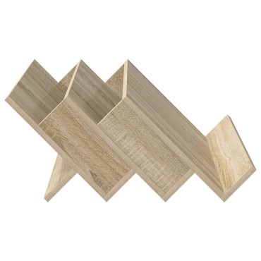 vidaXL Ράφι Περιοδικών με ράφι Δρύς Sonoma 65x53x28,5 εκ 1 τεμ.