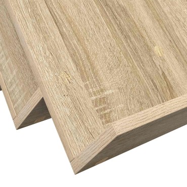 vidaXL Ράφι Περιοδικών με ράφι Δρύς Sonoma 65x53x28,5 εκ 1 τεμ.