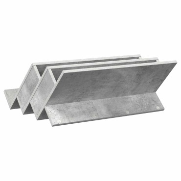vidaXL Ράφι Περιοδικών με ράφι Γκρι Μπετόν 65x53x28,5 εκ 1 τεμ.