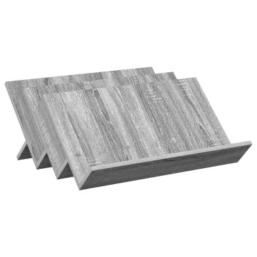 vidaXL Ράφι Περιοδικών με ράφι Γκρίζο Σονομα 65x53x28,5 εκ 1 τεμ.