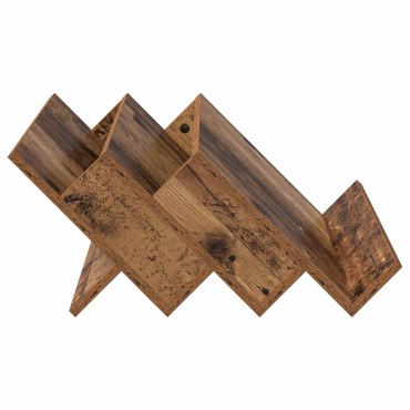 vidaXL Ράφι Περιοδικών Παλιό ξύλο 65x53x28,5cm Επεξεργασμένο Ξύλο 1 τεμ.