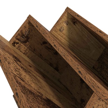 vidaXL Ράφι Περιοδικών Παλιό ξύλο 65x53x28,5cm Επεξεργασμένο Ξύλο 1 τεμ.