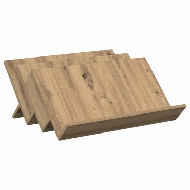 vidaXL Ράφι Περιοδικών με ράφι Artisan Oak 65x53x28,5 εκ 1 τεμ.