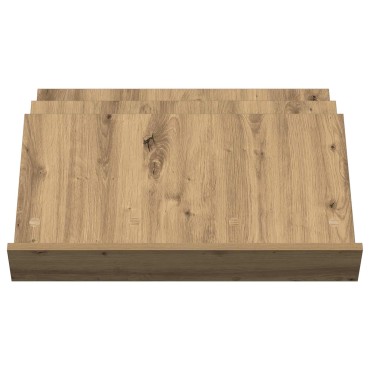 vidaXL Ράφι Περιοδικών με ράφι Artisan Oak 65x53x28,5 εκ 1 τεμ.