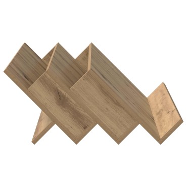 vidaXL Ράφι Περιοδικών με ράφι Artisan Oak 65x53x28,5 εκ 1 τεμ.