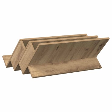 vidaXL Ράφι Περιοδικών με ράφι Artisan Oak 65x53x28,5 εκ 1 τεμ.