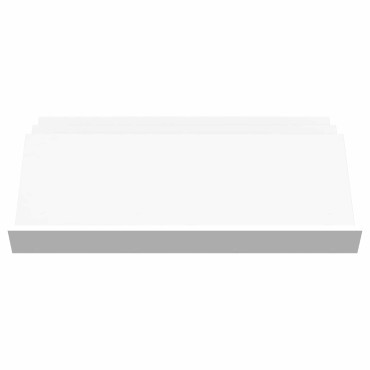 vidaXL Ράφι Περιοδικών Λευκό 90x53x28,5cm Επεξεργασμένο ξύλο 1 τεμ.