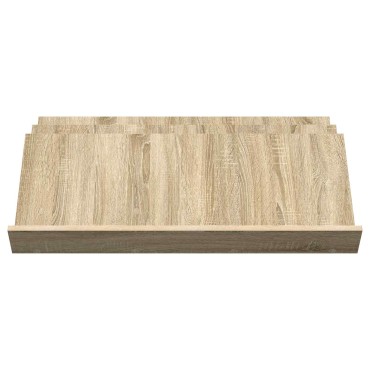 vidaXL Ράφι Περιοδικών με ράφι Δρύς Sonoma 90x53x28,5 εκ 1 τεμ.