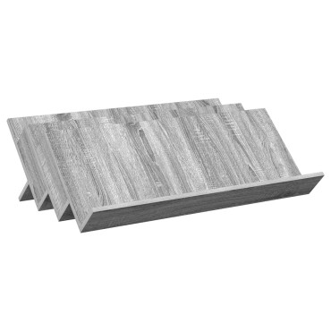 vidaXL Ράφι Περιοδικών με ράφι Γκρίζο Σονομα 90x53x28,5 εκ 1 τεμ.