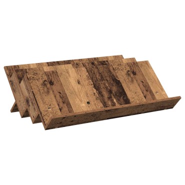vidaXL Ράφι Περιοδικών Παλιό ξύλο 90x53x28,5cm Επεξεργασμένο Ξύλο 1 τεμ.