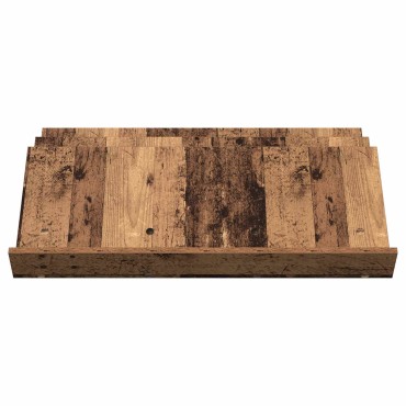 vidaXL Ράφι Περιοδικών Παλιό ξύλο 90x53x28,5cm Επεξεργασμένο Ξύλο 1 τεμ.