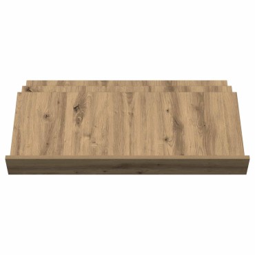 vidaXL Ράφι Περιοδικών με ράφι Artisan Oak 90x53x28,5 εκ 1 τεμ.