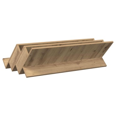 vidaXL Ράφι Περιοδικών με ράφι Artisan Oak 90x53x28,5 εκ 1 τεμ.