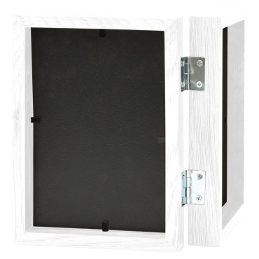 vidaXL Διπλή Κορνίζα Κολάζ Λευκή 2 x (13 x 18 εκ.)