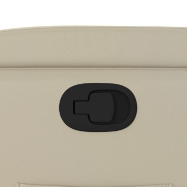 vidaXL Πολυθρόνα Ανακλινόμενη με Ανύψωση Κρεμ από Συνθετικό Δέρμα