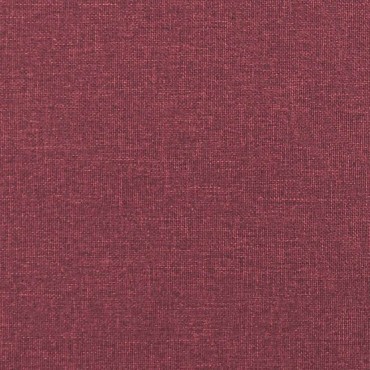 vidaXL Πολυθρόνα Μασάζ Μπορντό Υφασμάτινη