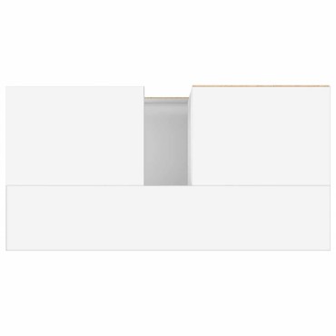 vidaXL Ντουλάπι Μπάνιου Λευκό 65x33x60cm από Επεξεργασμένο Ξύλο