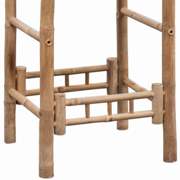 vidaXL Σκαμπό Μπαρ 2 τεμ. από Μπαμπού 53x45x102cm