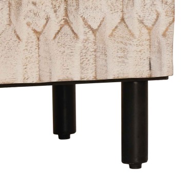 vidaXL Πλαϊνό γραφείο 3 τεμ. 60x33x75cm Στερεό ξύλο μάνγκο