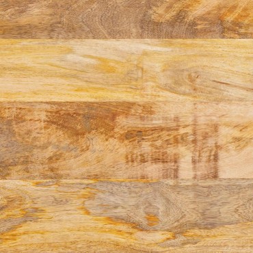 vidaXL Πλαϊνό γραφείο 2 τεμ. 60x33x75cm Στερεό ξύλο μάνγκο Καφέ