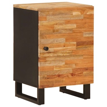vidaXL Σετ Μπάνιου 5 τεμ. Φυσικό 38x33x160cm Στερεό ξύλο μάνγκο