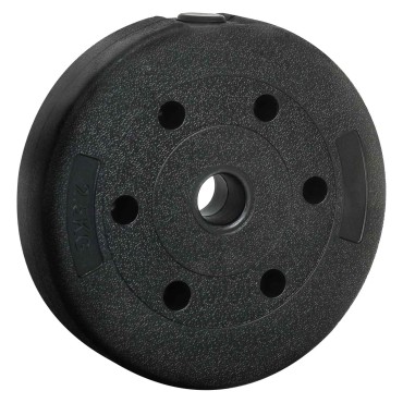 vidaXL Σετ Αλτήρα 2 σε 1 Μαύρο και Κόκκινο 121 x 19,5 x 19,5 cm