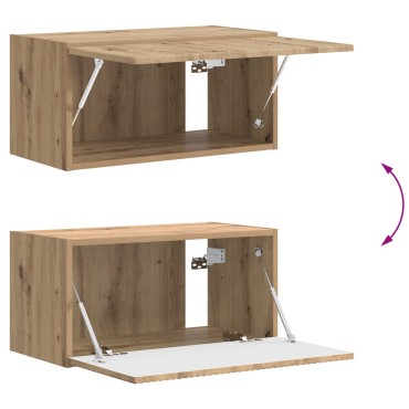 vidaXL Σετ επίπλου τηλεόρασης 2 τμχ. Artisan Oak Επεξεργασμένο Ξύλο