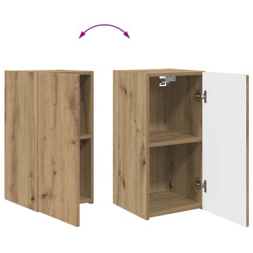 vidaXL Σετ επίπλου τηλεόρασης 4 τμχ. Artisan Oak Επεξεργασμένο Ξύλο