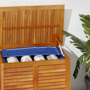 vidaXL Μπαούλο Αποθήκευσης Κήπου 150x50x56cm από Μασίφ Ξύλο Ακακίας 1 τεμ.