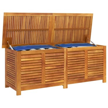 vidaXL Μπαούλο Αποθήκευσης Κήπου 150x50x56cm από Μασίφ Ξύλο Ακακίας 1 τεμ.