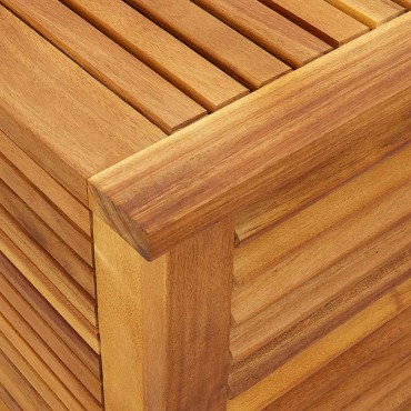 vidaXL Μπαούλο Αποθήκευσης Κήπου 150x50x56cm από Μασίφ Ξύλο Ακακίας 1 τεμ.