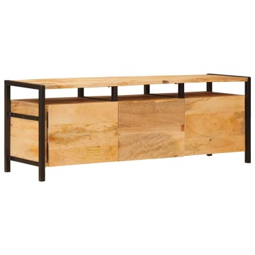 vidaXL Ντουλάπες Αποθήκευσης Καφέ 110x30x40cm Στερεό ξύλο μάνγκο