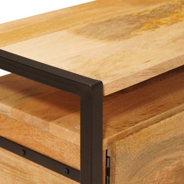 vidaXL Ντουλάπες Αποθήκευσης Καφέ 110x30x40cm Στερεό ξύλο μάνγκο
