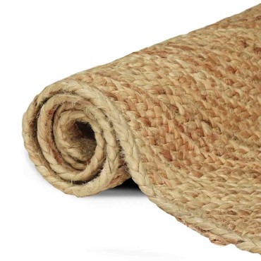 vidaXL Χαλιά χώρου Φυσικό 240x340cm Γιούτα