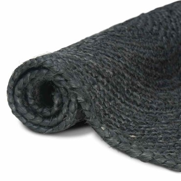 vidaXL Χαλιά χώρου Σκούρο Γκρι 60x110cm Γιούτα