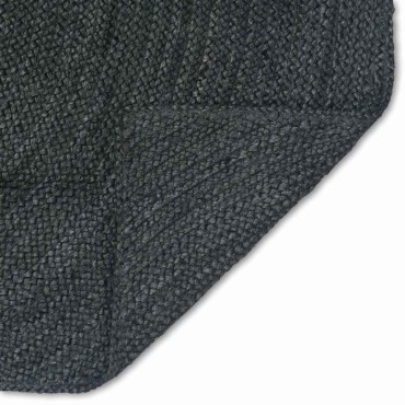 vidaXL Χαλιά χώρου Σκούρο Γκρι 120x170cm Γιούτα