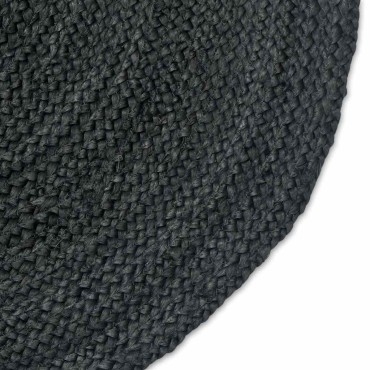 vidaXL Χαλιά χώρου Σκούρο Γκρι 152x245cm Γιούτα