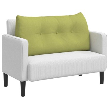 vidaXL Μαξιλάρι Πλάτης Ανοιχτό Πράσινο 100 x 24 x 50 εκ ύφασμα