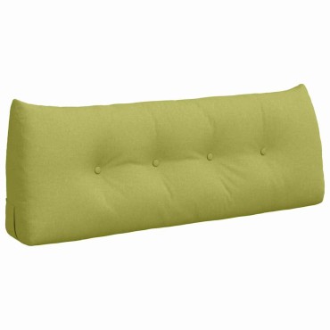 vidaXL Μαξιλάρι Πλάτης Ανοιχτό Πράσινο 120 x 24 x 50 εκ ύφασμα