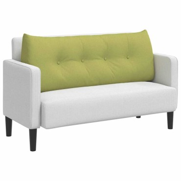 vidaXL Μαξιλάρι Πλάτης Ανοιχτό Πράσινο 120 x 24 x 50 εκ ύφασμα