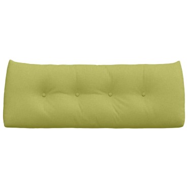 vidaXL Μαξιλάρι Πλάτης Ανοιχτό Πράσινο 120 x 24 x 50 εκ ύφασμα