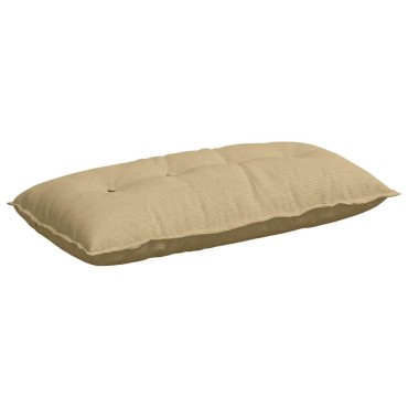 vidaXL Μαξιλάρι Πλάτης Γκρι Πράσινο 100 x 50 cm Υφασμάτινο Κορντουρά