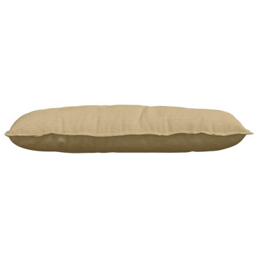 vidaXL Μαξιλάρι Πλάτης Γκρι Πράσινο 100 x 50 cm Υφασμάτινο Κορντουρά