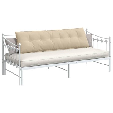 vidaXL Μαξιλάρι Πλάτης Κρεμ 180 x 50 εκ. Ύφασμα Μικροΐνας