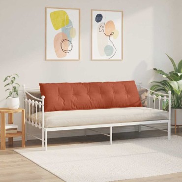 vidaXL Μαξιλάρι Πλάτης Κόκκινο Πορτοκαλί 180 x 50 εκ.