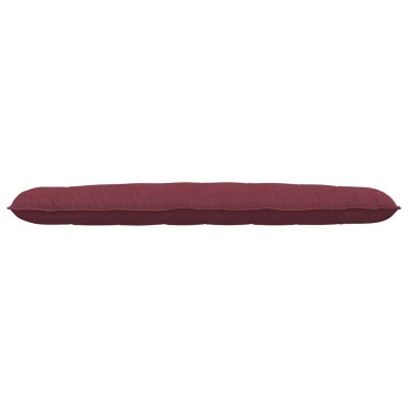 vidaXL Μαξιλάρι Πλάτης Κόκκινο 200 x 19 x 50 εκ ύφασμα