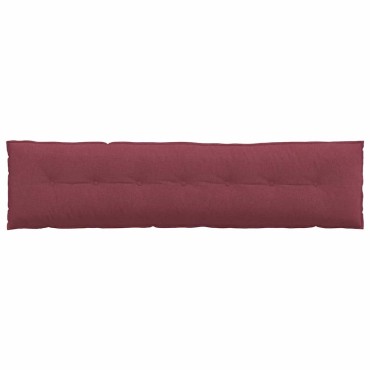 vidaXL Μαξιλάρι Πλάτης Κόκκινο 200 x 19 x 50 εκ ύφασμα