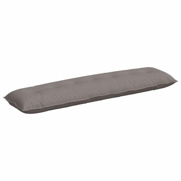 vidaXL Μαξιλάρι Πλάτης Taupe 200 x 19 x 50 εκ ύφασμα