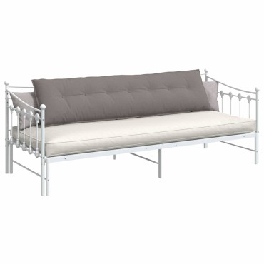 vidaXL Μαξιλάρι Πλάτης Taupe 200 x 19 x 50 εκ ύφασμα