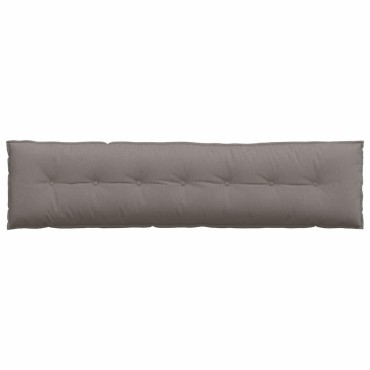 vidaXL Μαξιλάρι Πλάτης Taupe 200 x 19 x 50 εκ ύφασμα